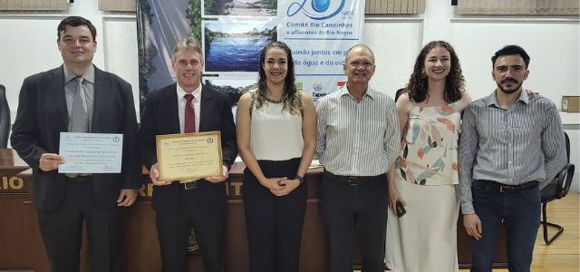 Epagri é homenageada nos 20 anos do Comitê da Bacia Hidrográfica de Canoinhas