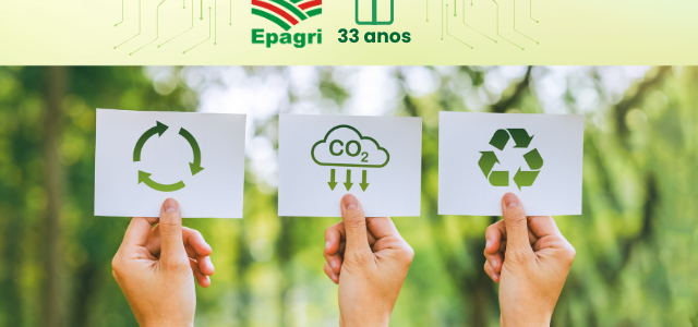 Epagri 33 anos: sustentabilidade é nosso presente