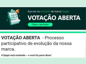 Ajude a escolher a nova logomarca da Epagri!