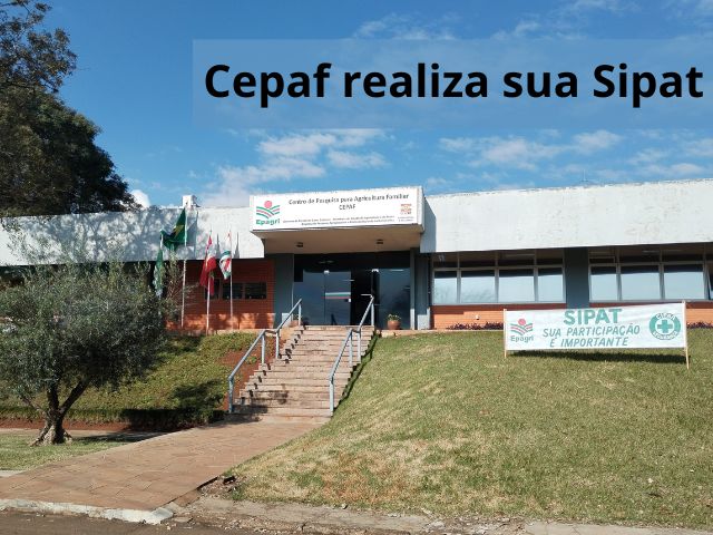 Sipat promove palestras e movimenta Cepaf