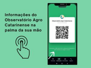 Receba as informações do Observatório Agro Catarinense no seu WhatsApp