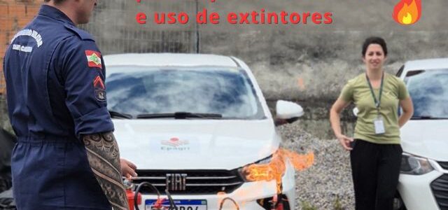 CIPAA Sede capacita Epagrianos em prevenção de incêndio e uso de extintores CIPAA Sede capacita Epagrianos em prevenção de incêndio e uso de extintores