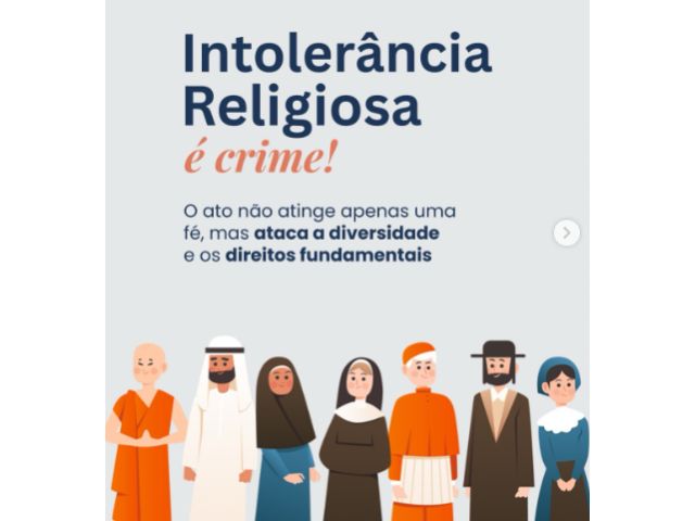 Intolerância religiosa é crime