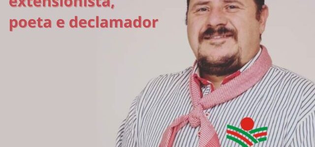 Conheça o Ricardo, extensionista, poeta e declamador
