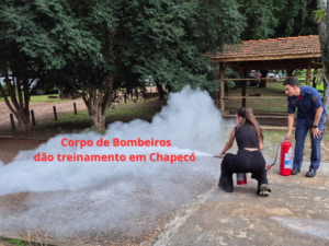 Epagrianos de Chapecó participam de treinamento com o Corpo de Bombeiros Militar