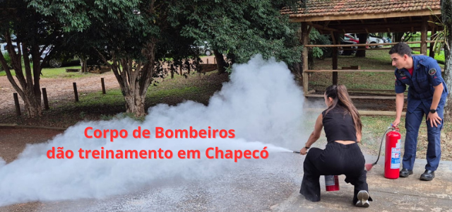 Epagrianos de Chapecó participam de treinamento com o Corpo de Bombeiros Militar